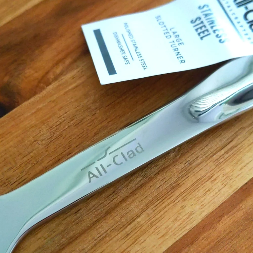 All-Clad - spatula 🔥NWT🔥 stainless steel large slotted Turner. NEVER USED! A+ - Picture 8 of 11